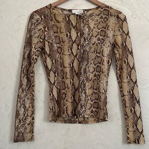 Nordstrom Ten Sixty Sherman Snake Top.